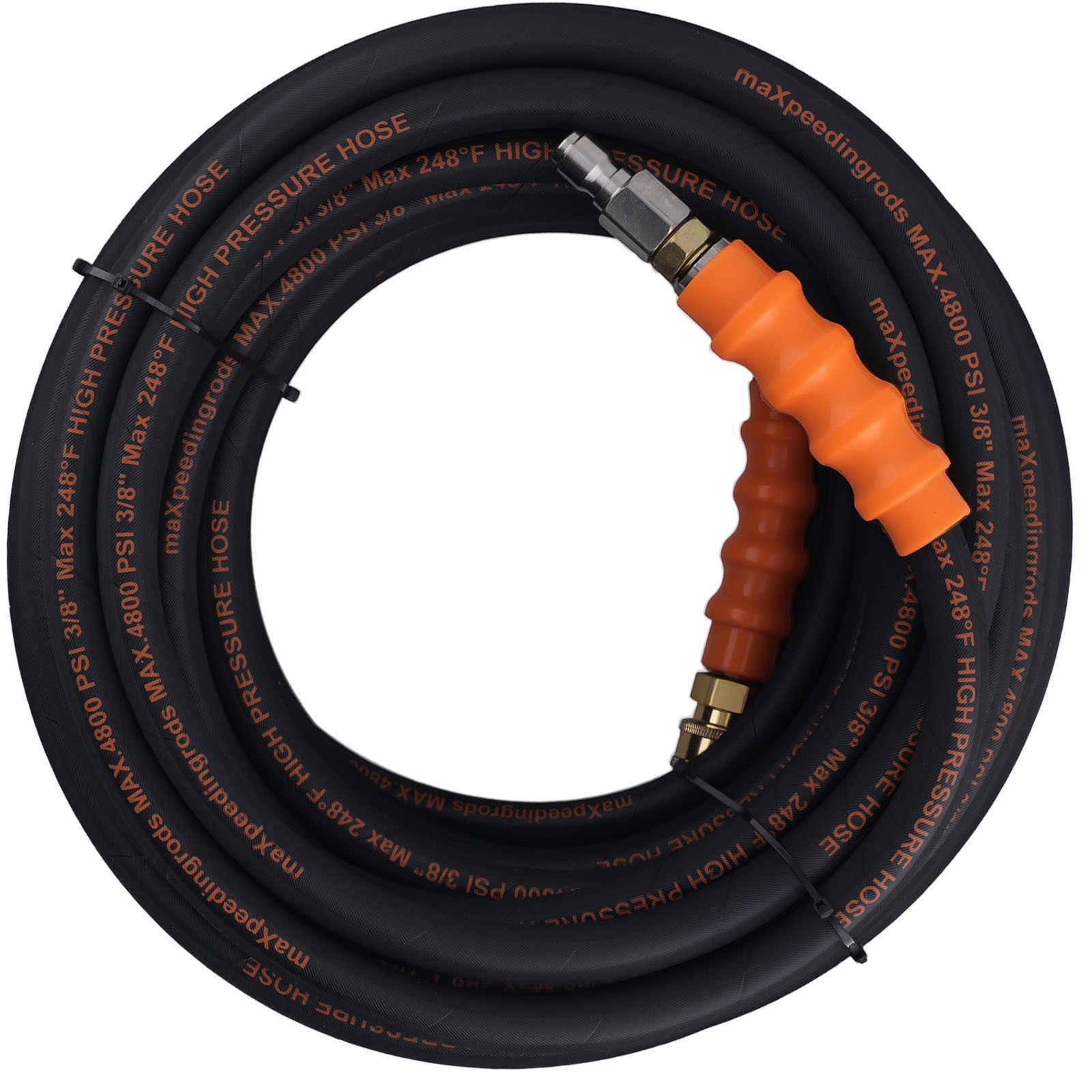 70FT 3/8″ Pressure Washer Hose 4800PSI for Honda Simpson Steel Wire Braid