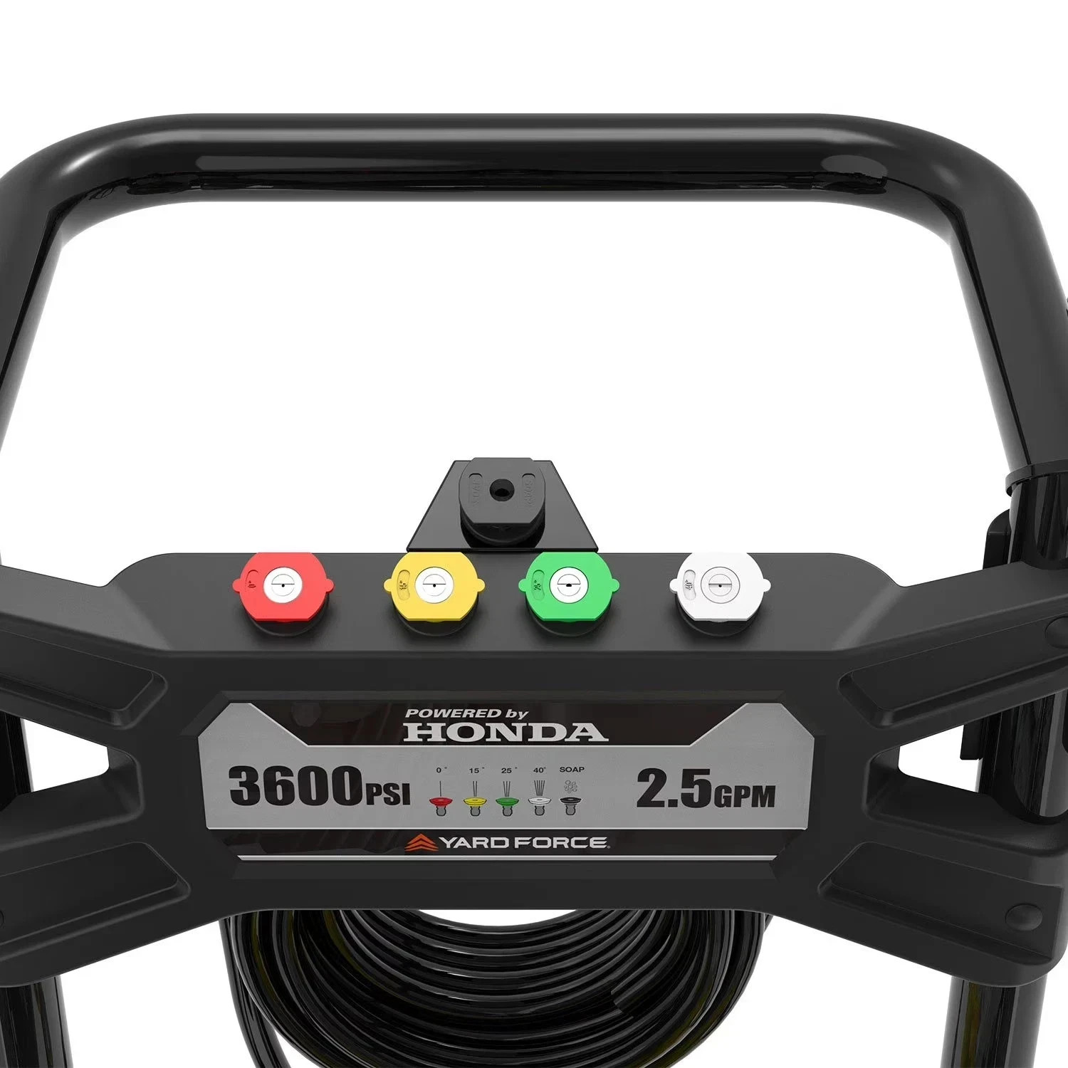 Yard Force 3600PSI 2.5GMP Honda GX200 196cc Gas Pressure Washer with high perfor