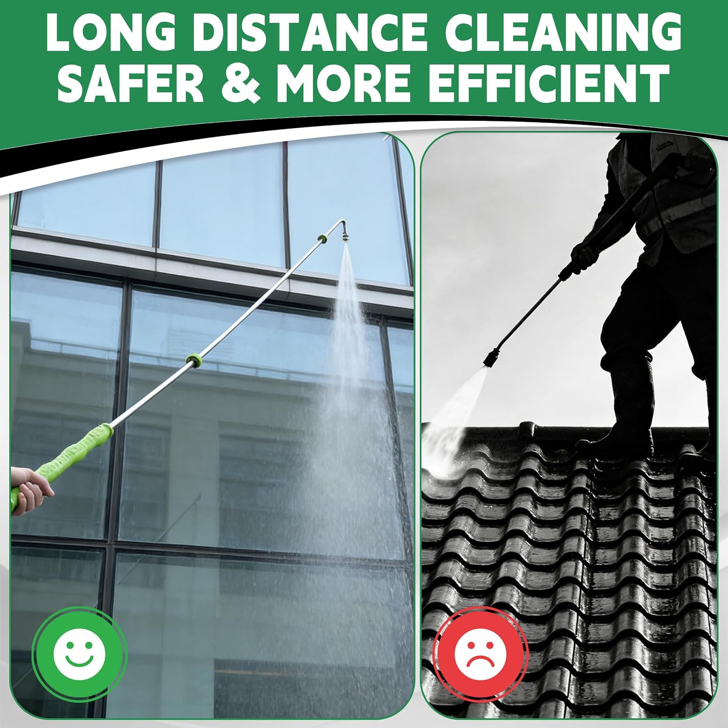 Pressure Washer Extension Wand 120 Inch, Stainless Steel Power Washer