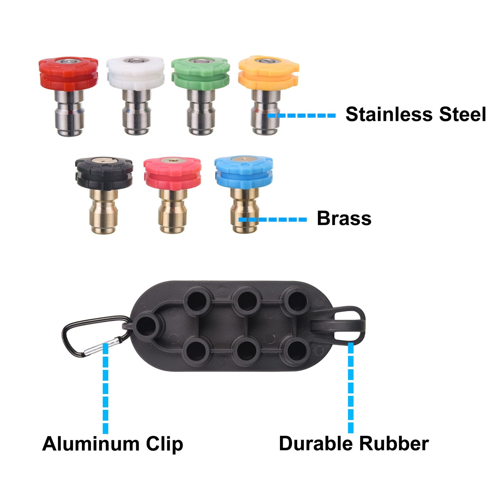 Pressure Washer Pivoting Coupler Kit 240 Degree Rotation Pressure Washer Acce…