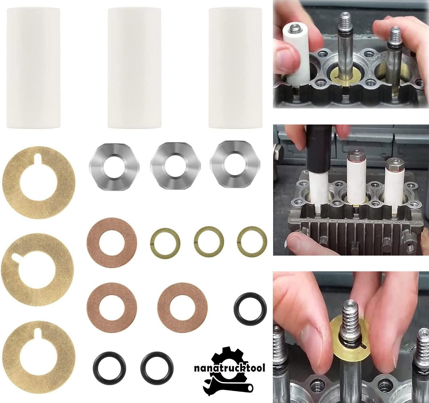 AR2546 18mm Piston Kit Ceramic Plunger Kit For Annovi Reverberi RK RKA RKV XRCA