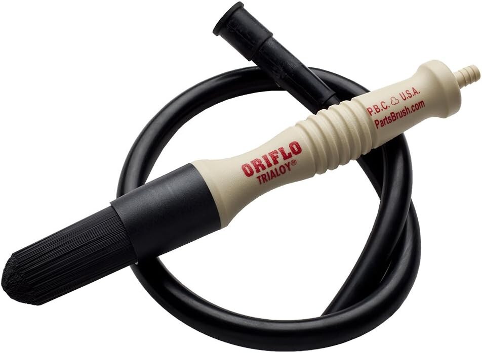 Oriflo With Hose or101h Flowthru Parts Washer Brush 10.25 Inches 4.25 Ounces