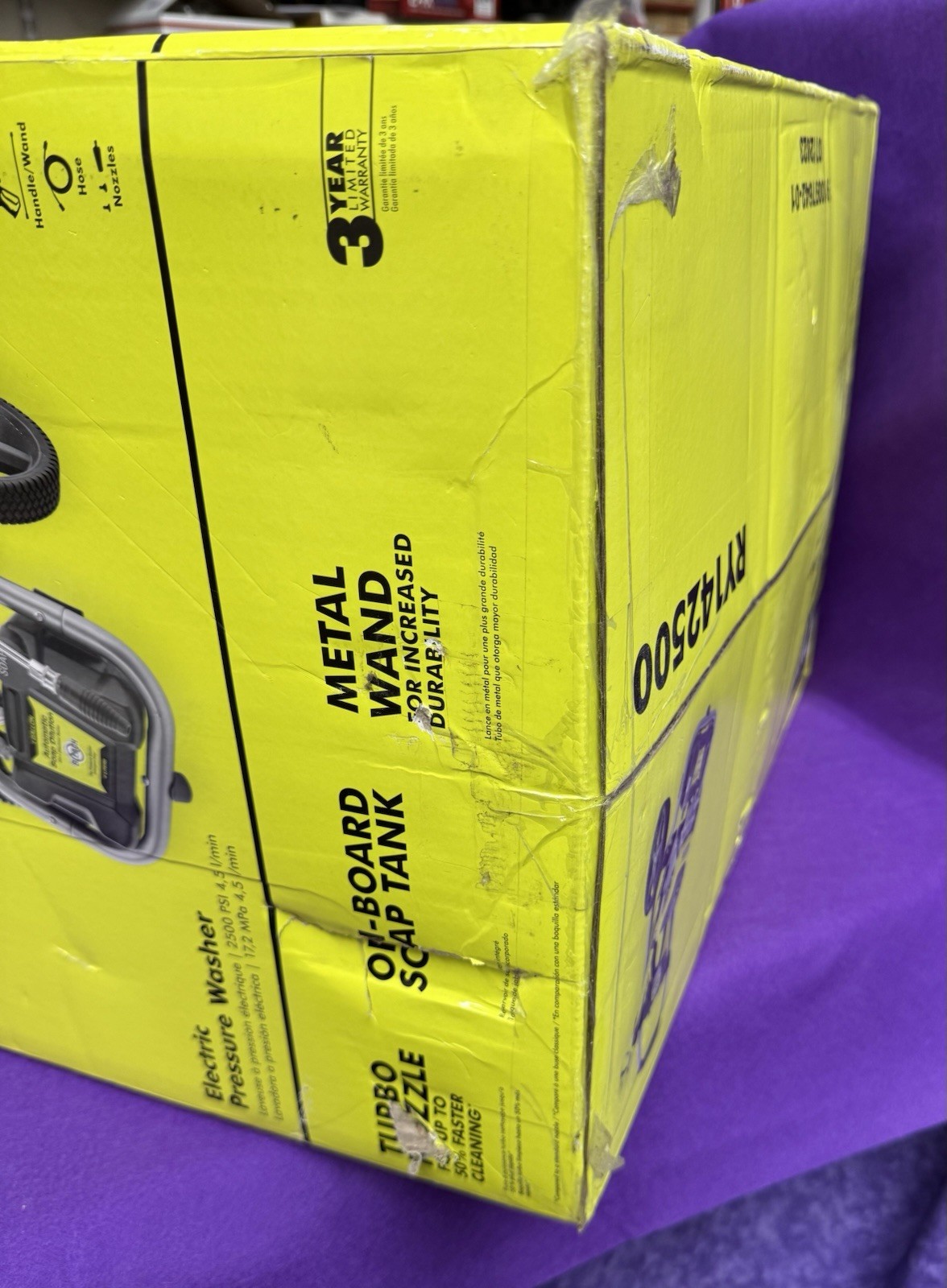 💥NEW SEALED BOX💥RYOBI RY142500 2500PSI 1.2GPM BRUSHLESS PRESSURE POWER WASHER!
