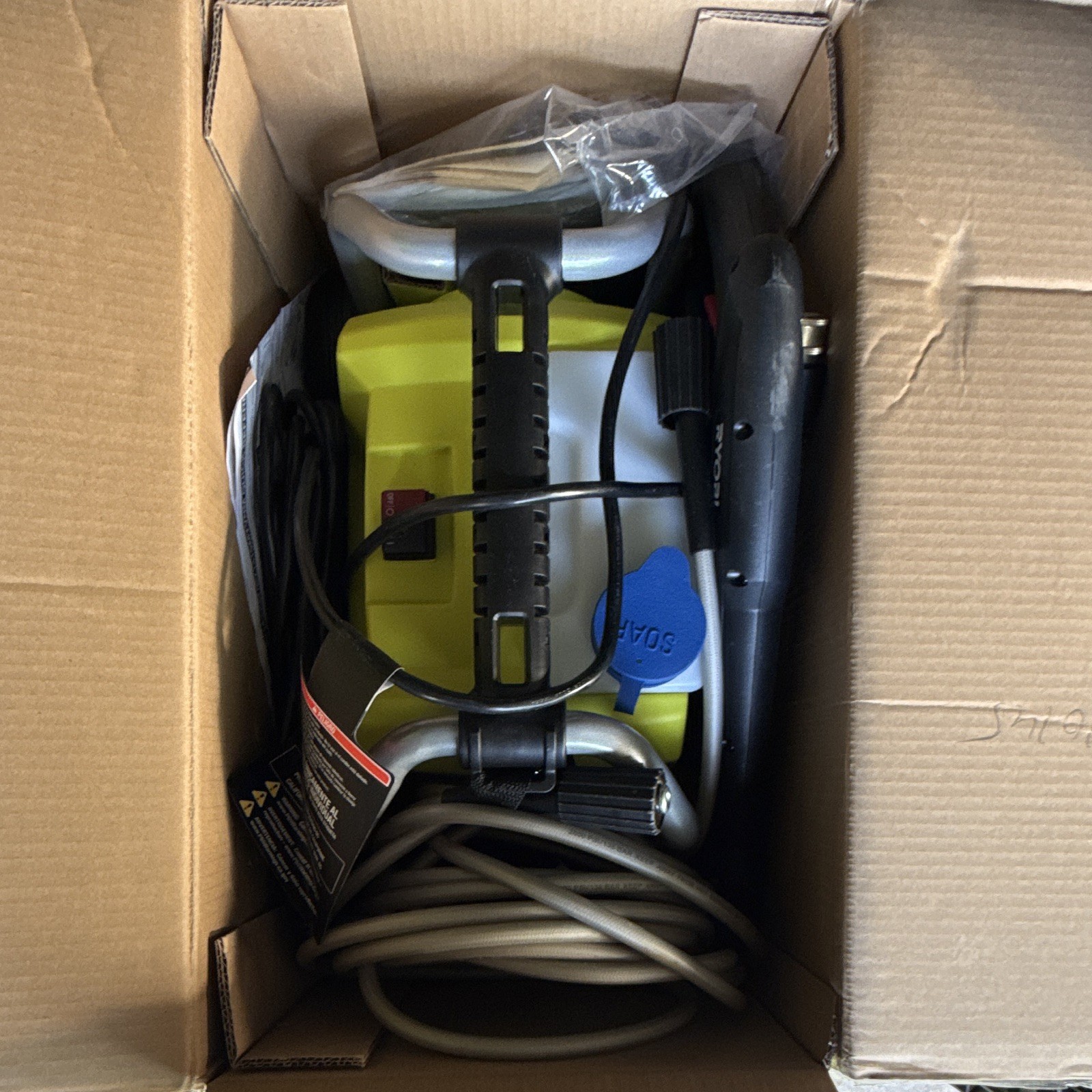 RYOBI 1900 PSI 1.2 GPM Corded Electric Pressure Washer Wheeled RY1419MT