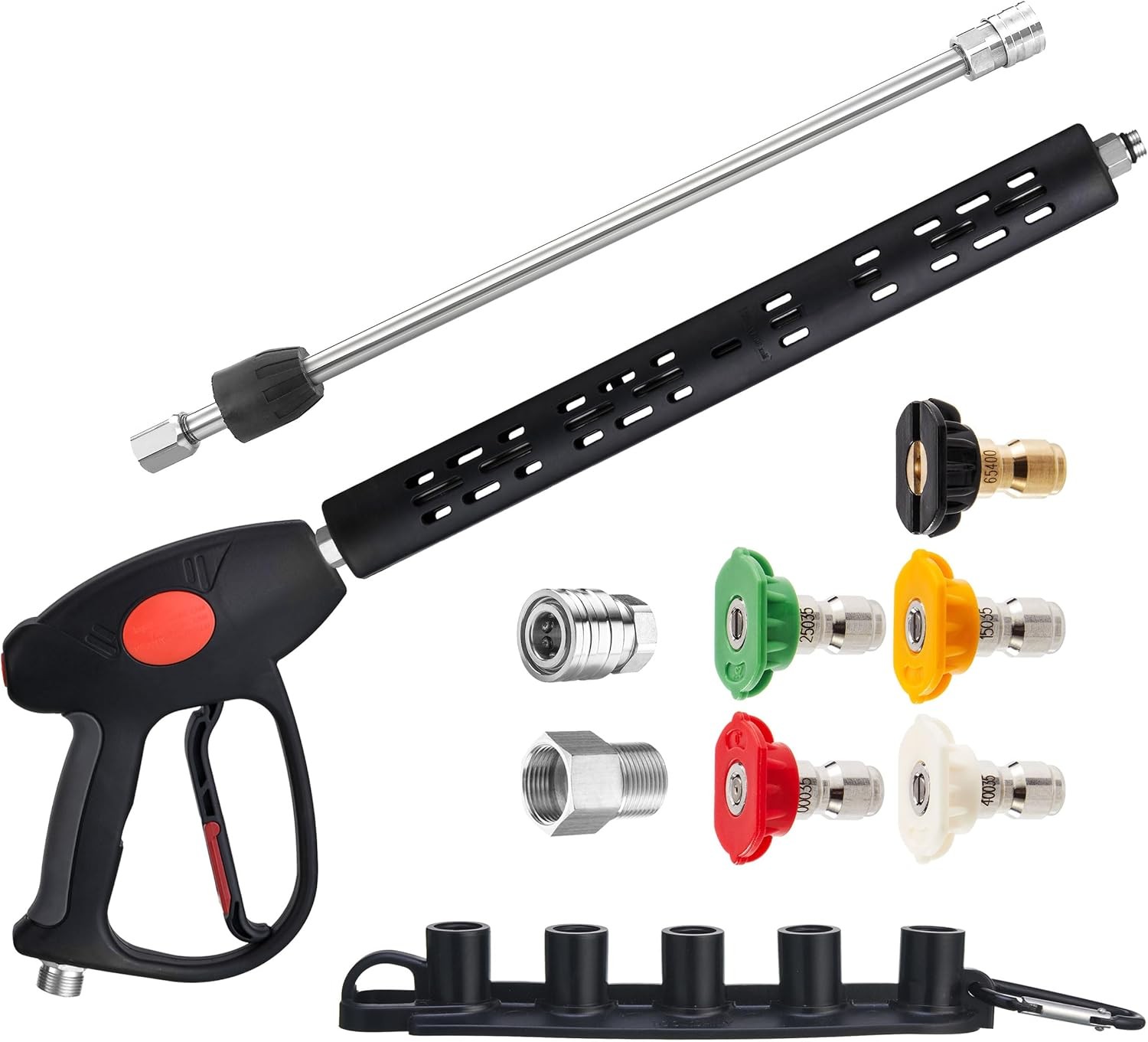 Replacement Pressure Washer Gun with Extension Wand, M22 15Mm or M22 14Mm Fittin