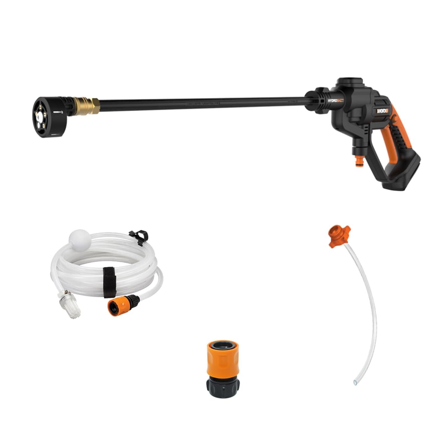 Worx 20V Hydroshot Portable Power Cleaner 320 Psi 5 Pressure Settings Black O…