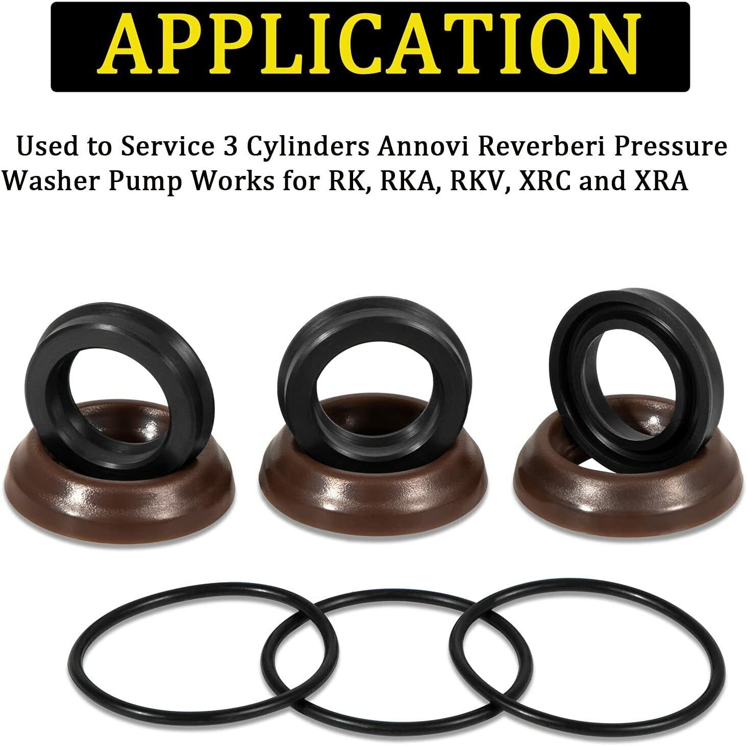 For AR 1857 Seal Kit 18mm XR Annovi Reverberi RK RKA RKV XRC XRA AR1857