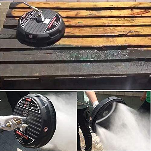 15/18/20’’ Pressure Washer Surface Cleaner 4000 PSI w/ 1/4 Quick Connector, Wand