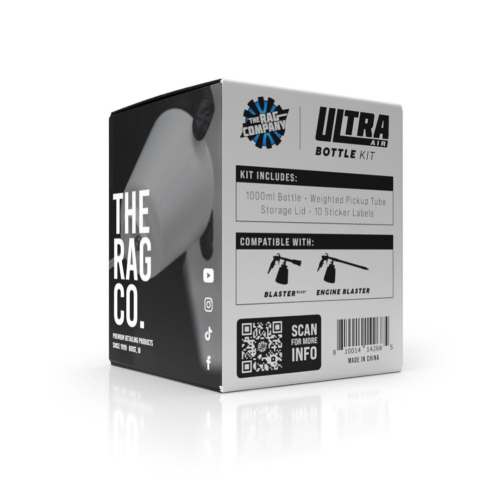 The Rag Company – ULTRA Air Tool Bottle Kit – High-Impact 33.8 Ounces