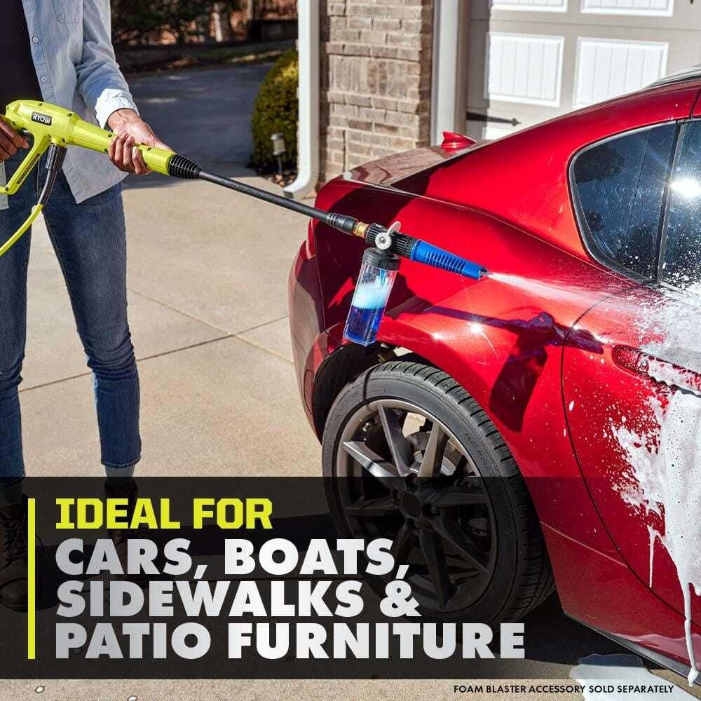 RYOBI 40V 1200 PSI 1.0 GPM Cordless Electric Cold Water Pressure Washer (Tool