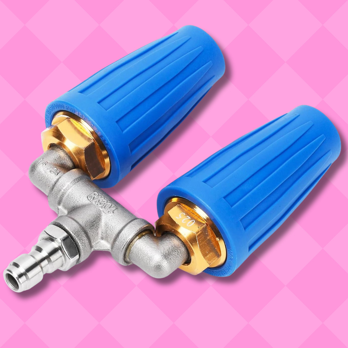 4000 PSI Dual Turbo Nozzle Pressure Washer 4-6 GPM 1/4″ Quick Connect Spray Tip