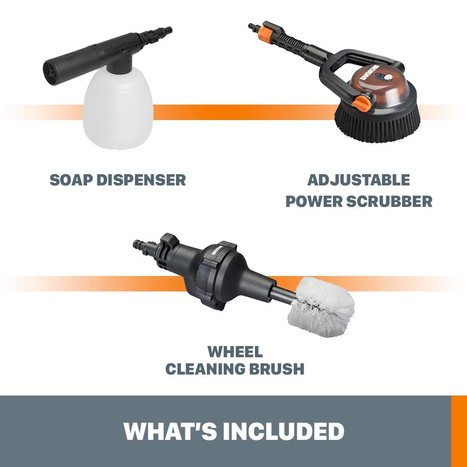 WORX Hydroshot Auto/Boat Cleaning Accessory Kit – WA4071