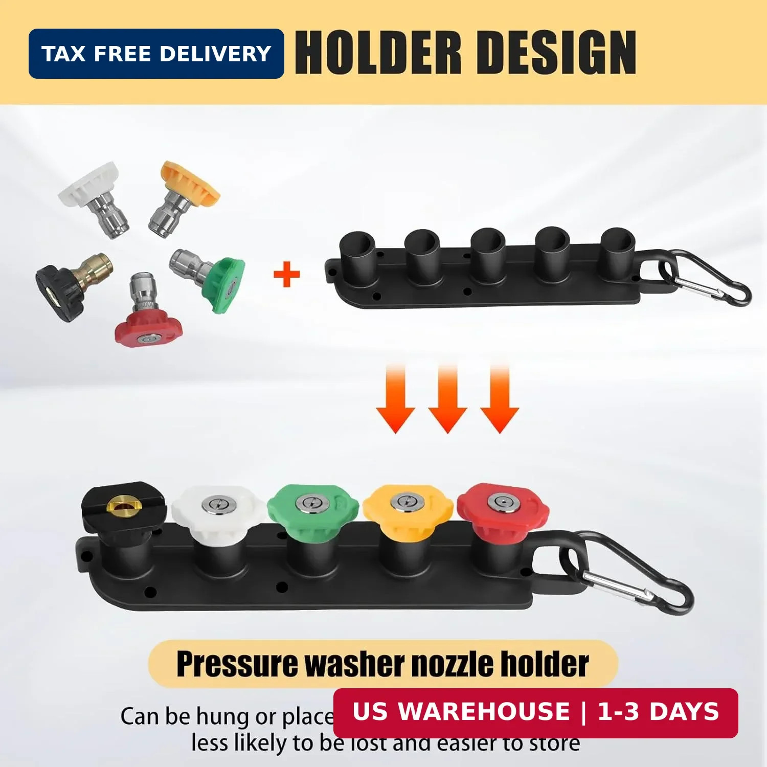 Pressure Washer Spray Gun, for Ryobi Pressure Washer Gun, with Jet Wand and 5 Sp