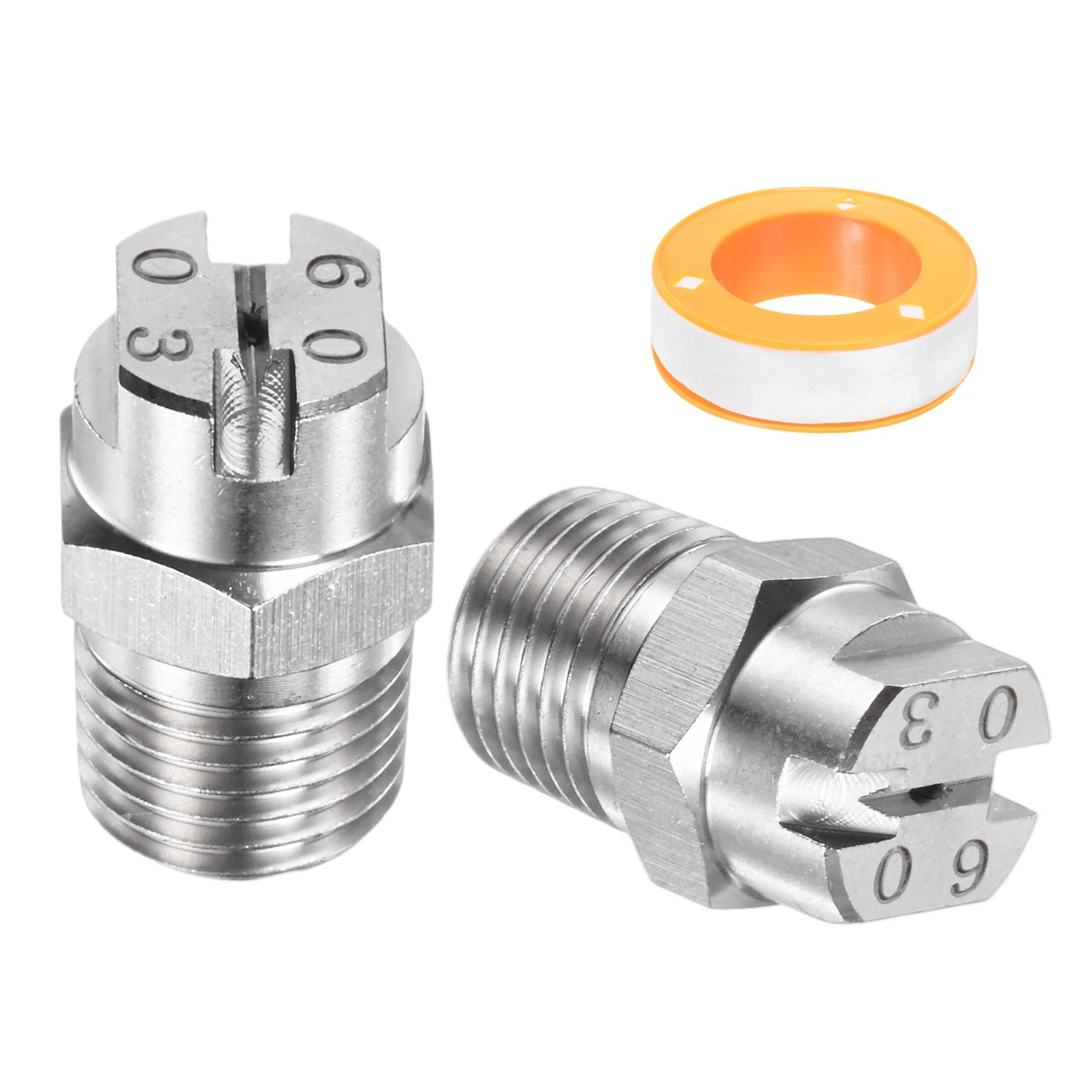 1/4″BSP 60° Flat Fan Spray Tip [3PCS] – Pressure Washer Nozzles [1.1MM]