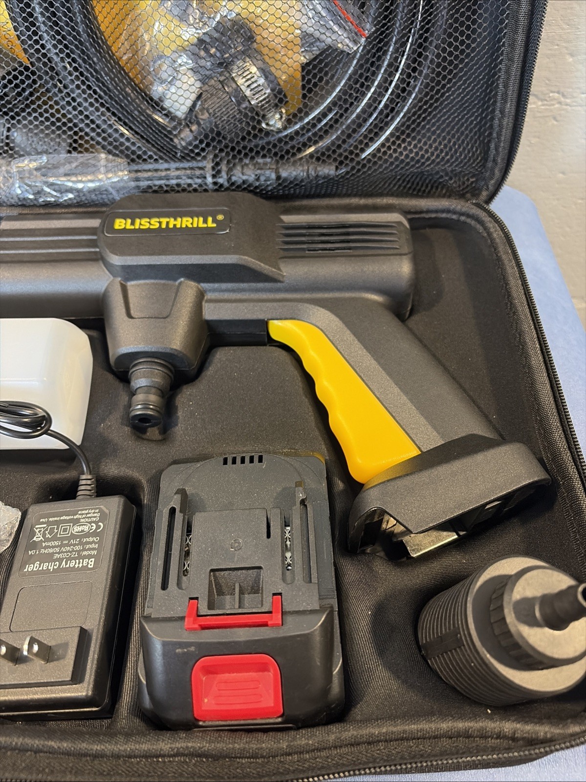 21 Volt 1100 PSI Portable Handheld Pressure Washer Any Water Source 6 In 1