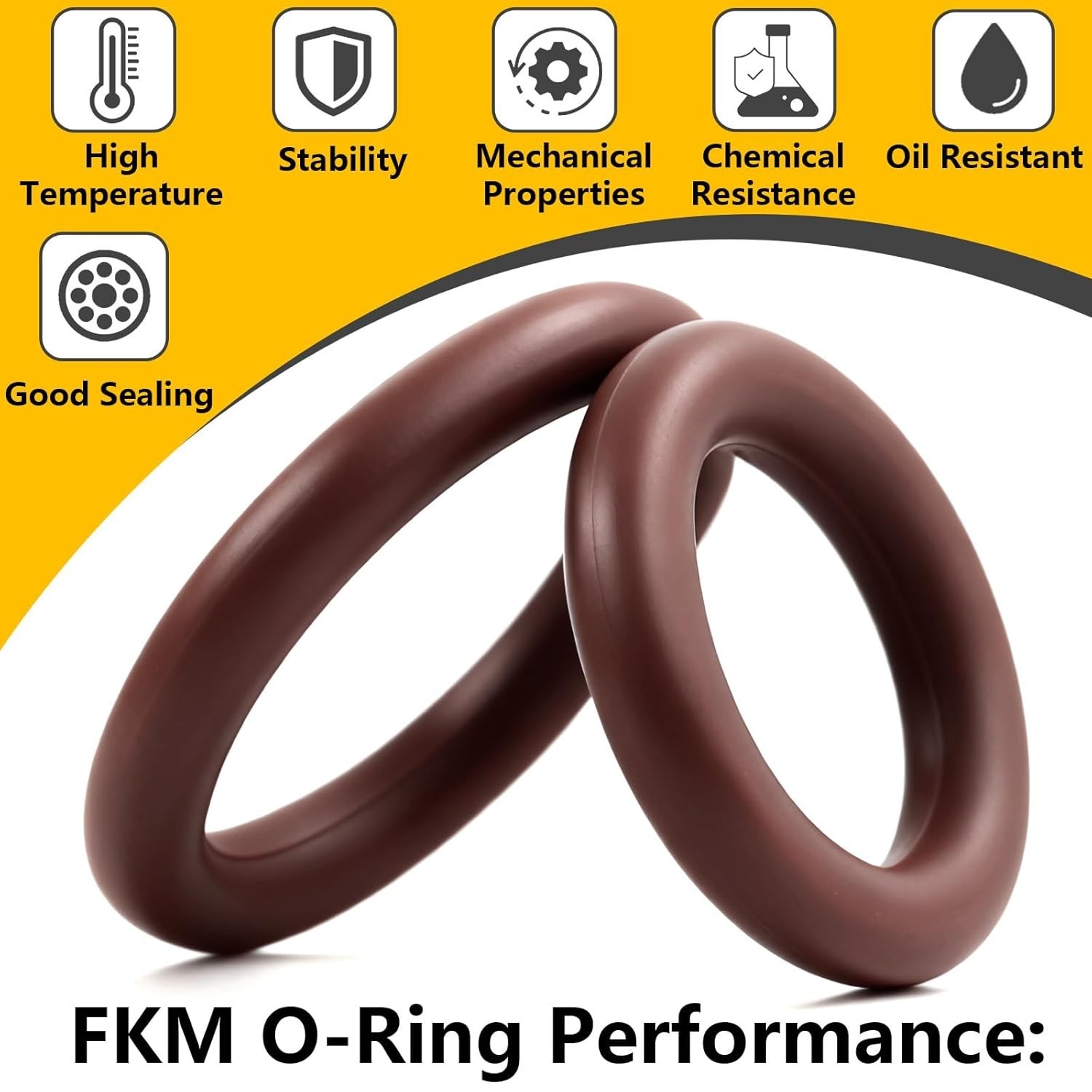 Leak-Proof 30-Piece Viton O-Ring Set for Pressure Washers – High Performance