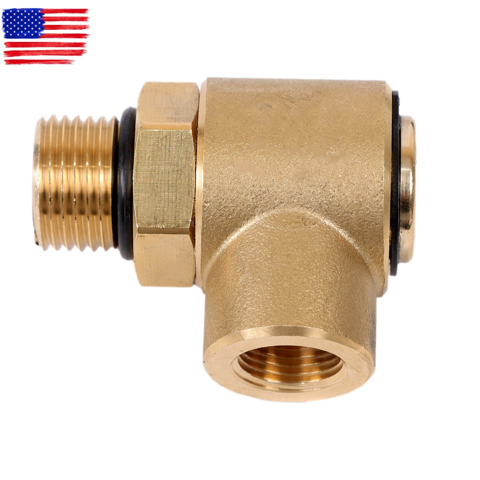 Pressure Washer Hose Reel 50ft with Swivel Arm, 3/8″ NPT Outlet Pipe, 4000 PSI