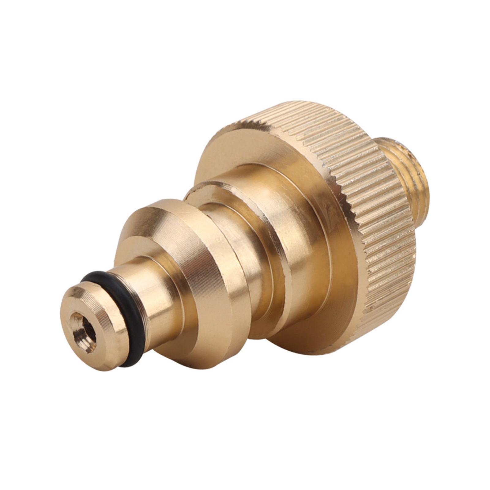 Solid Brass Hose Connector Fittings Adapter Kit 1/4 inch Solid Brass Hose