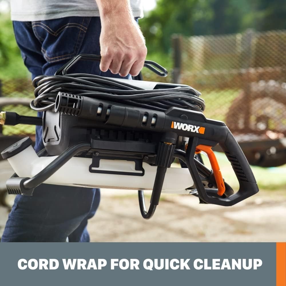 13 Amp Electric Pressure Washer with 3 Nozzles 1800 PSI