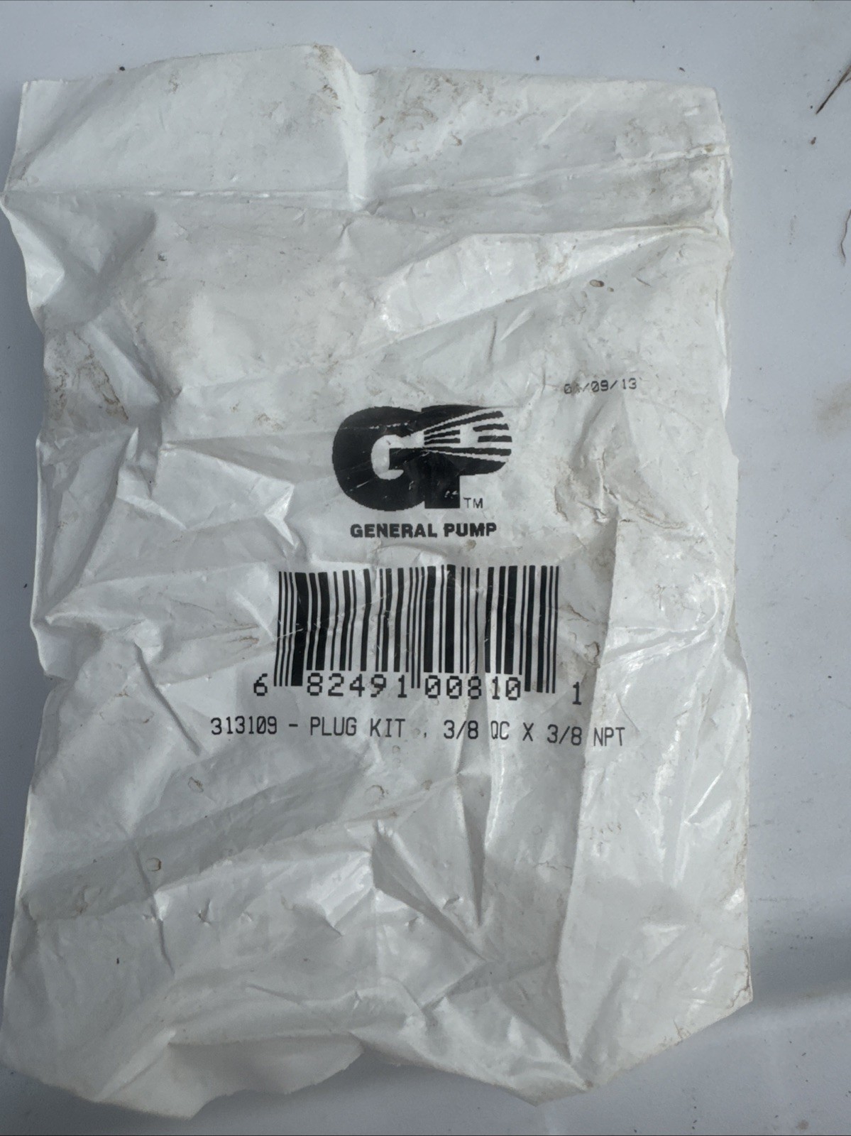General Pump Pressure Washer Plated Nipple, 4000 PSI, 3/8in. Female Fitting
