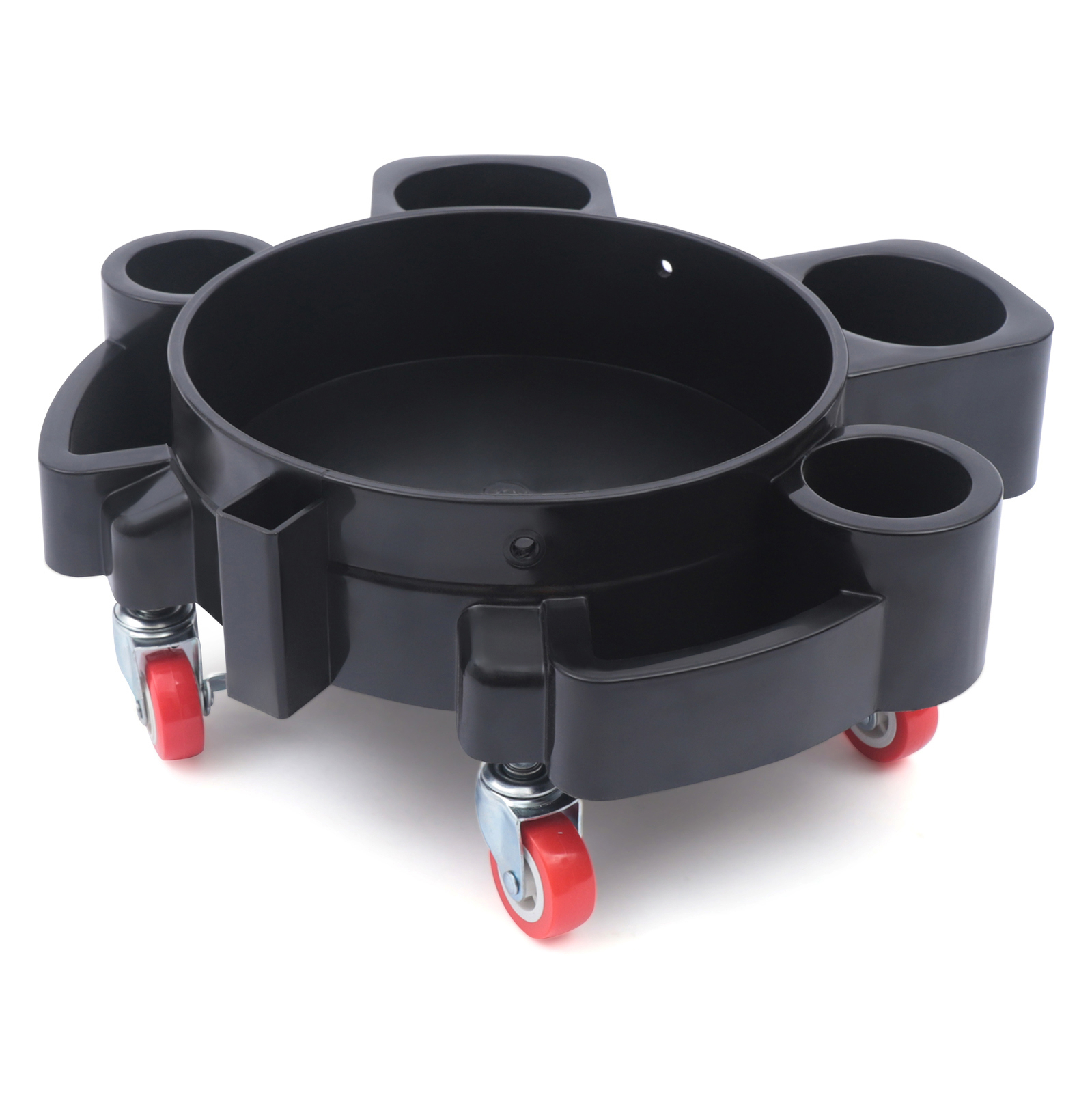 Bucket Dolly Car Wash Cleaning Trolly Mop Wash Drum Rolling Cart Heavy Duty