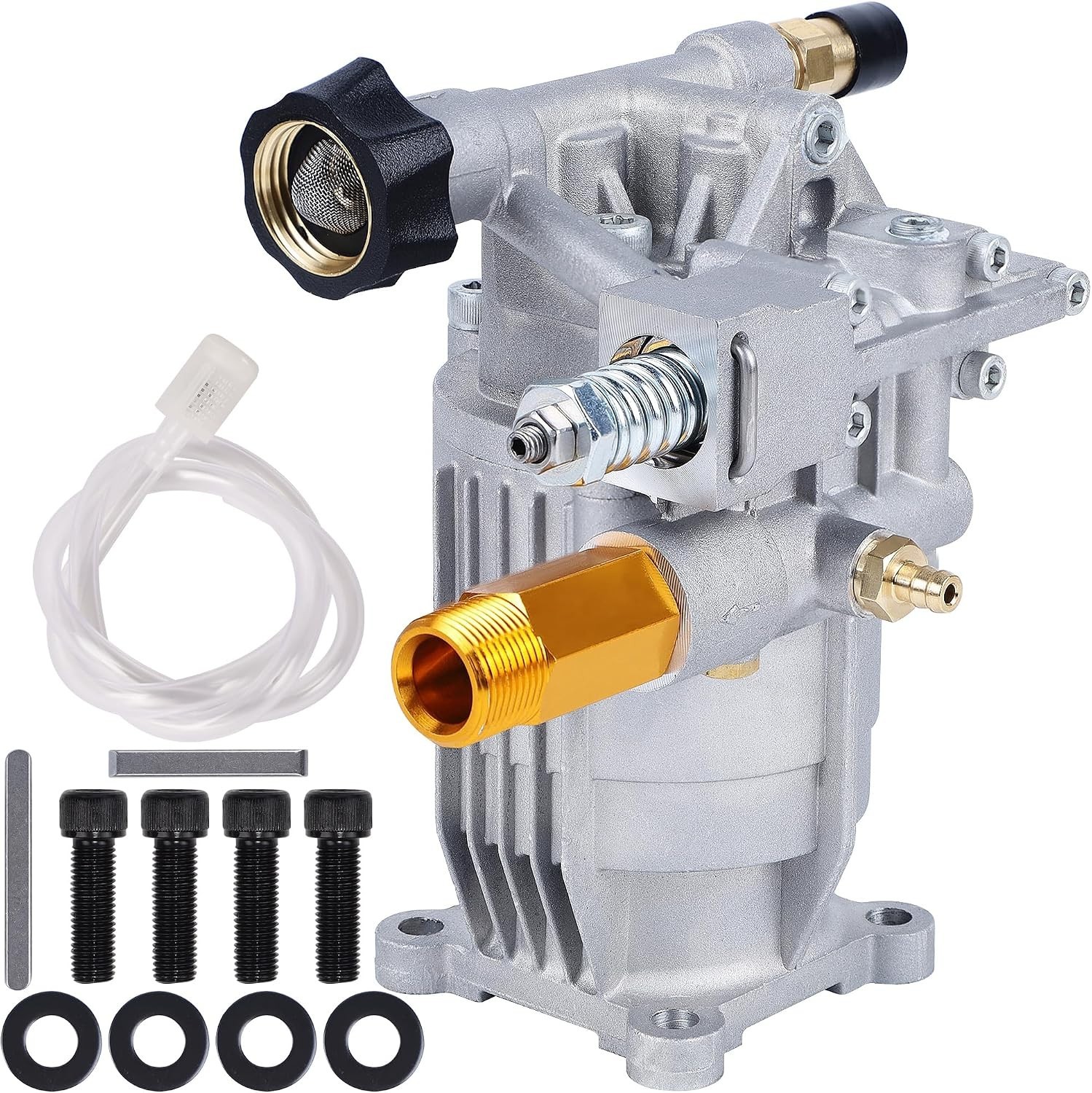 Replacement 3400 PSI Aluminum Pressure Washer Pump for Gas Washers, Easy Install