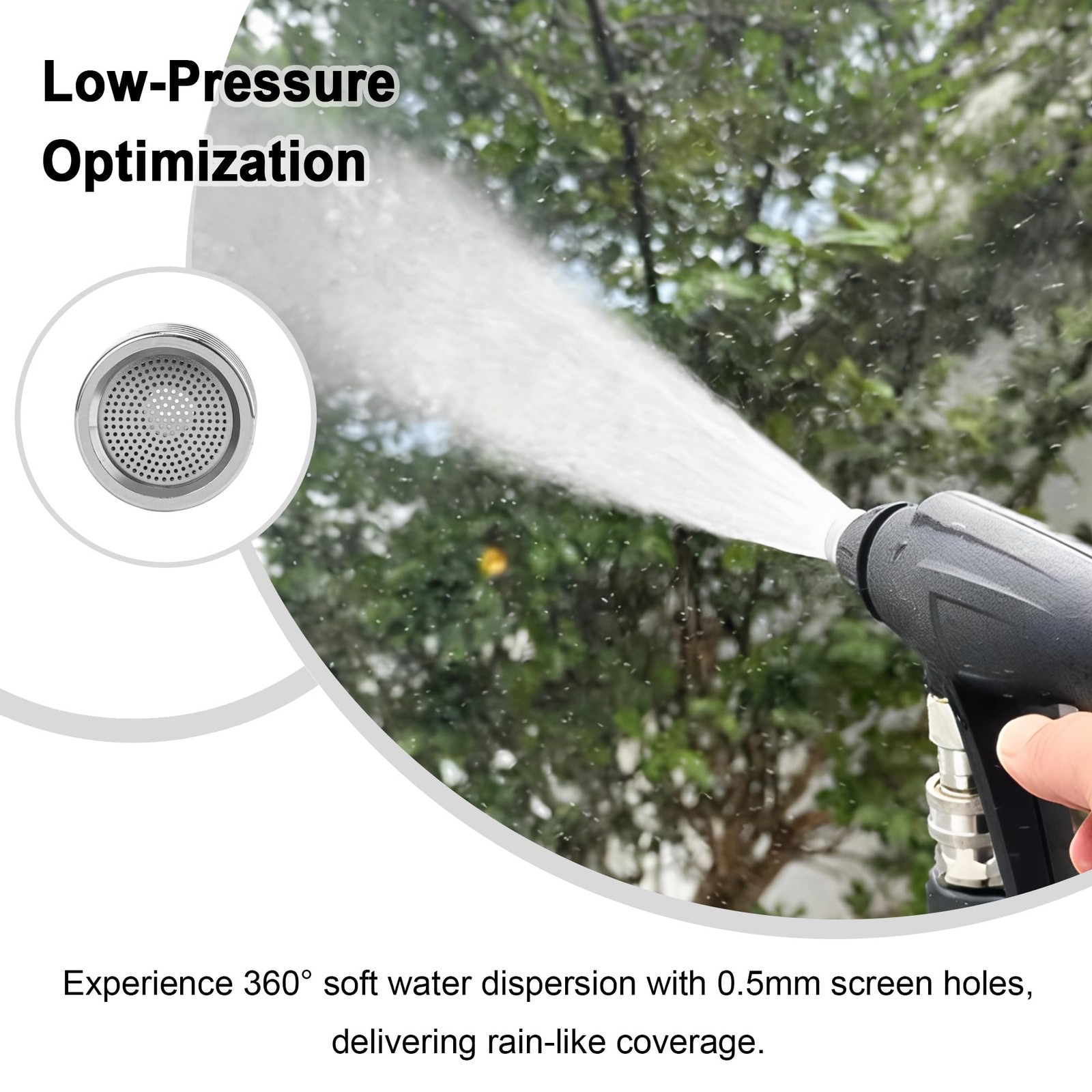 Pressure Washer Nozzle Tips for Soft Wash System, Power Washer Shower Nozzle
