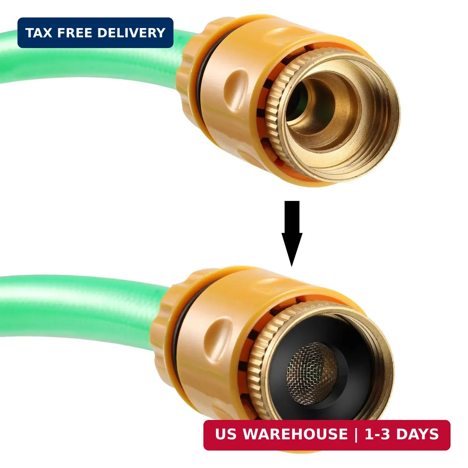 20 Pcs Hose Washers with Screen Filter for 1″ Inlet, Fits 5/8″ & 3/4″ Hoses