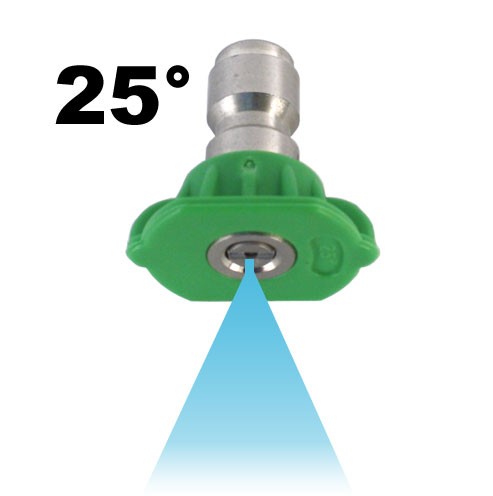 20 Pack Erie Tools Pressure Washer 1/4″ Quick Connect 25 Degree 5.0 Nozzles