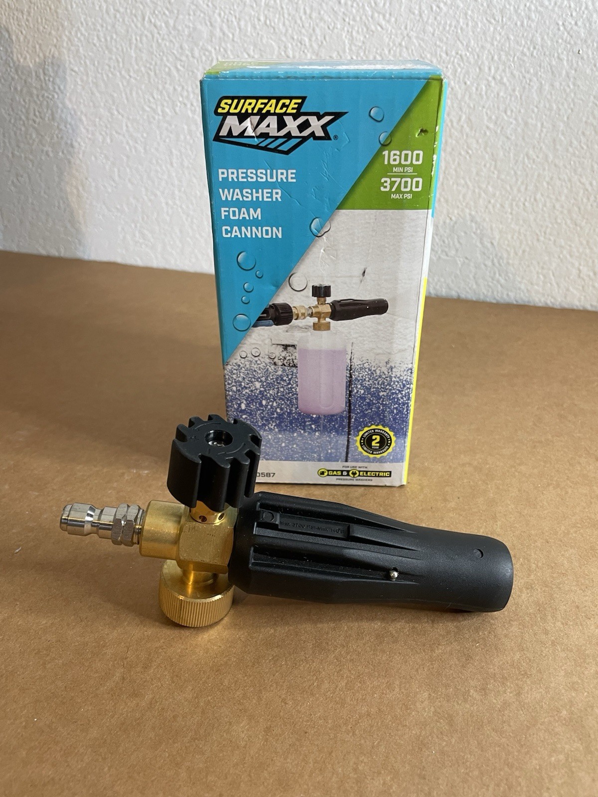 SurfaceMaxx Pro Foam Cannon Car Pressure Washer 3700 PSI – Nozzle Only