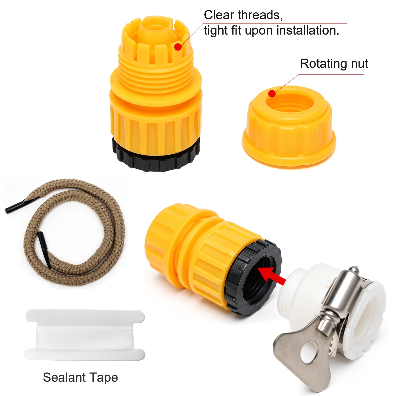 High Pressure Spray Gun for Garden Hose – Brass Nozzle – For Plant Watering Tool