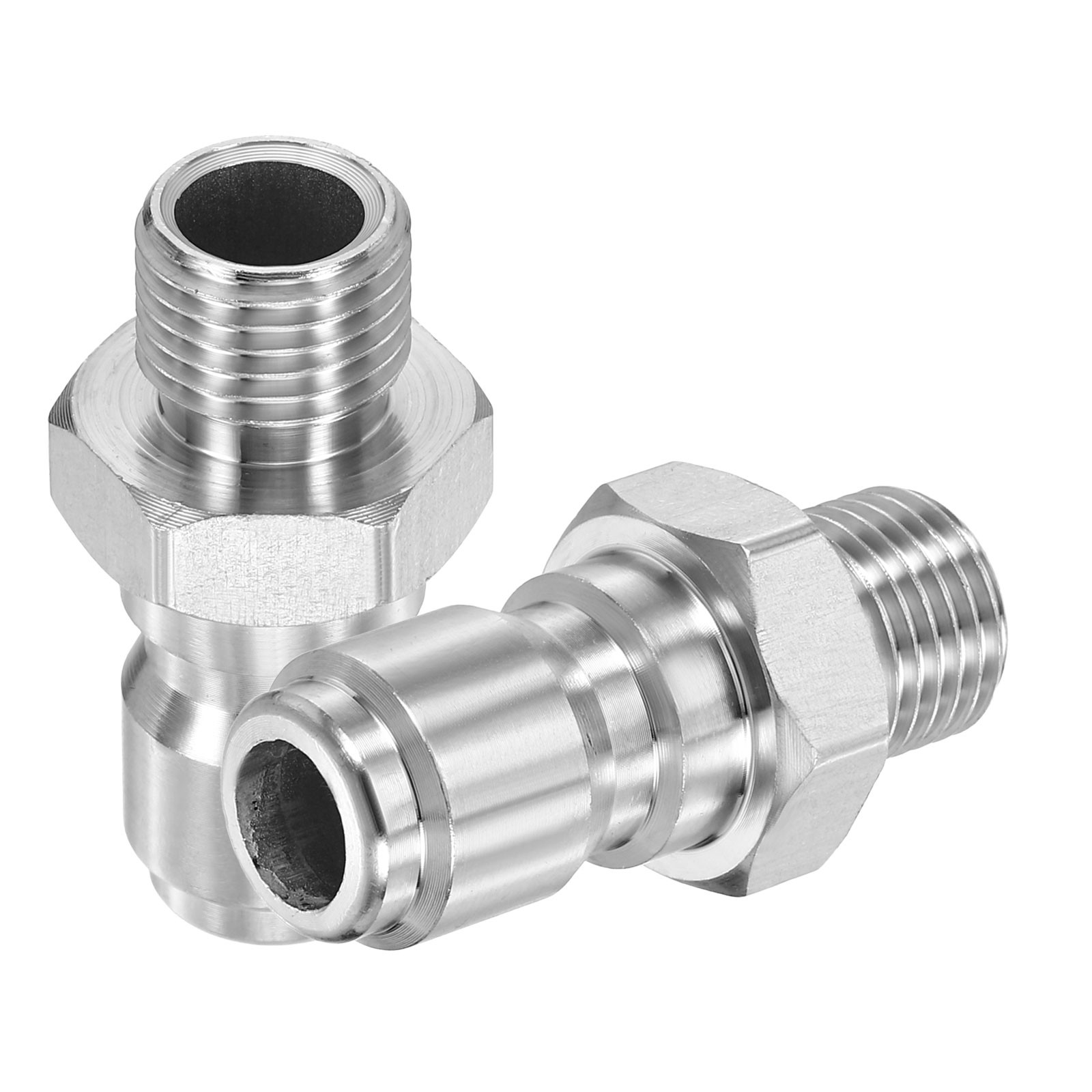 2Pcs Pressure Washer Adapter, 3/8″ Male Quick Plug to G1/4″ Male Fittings