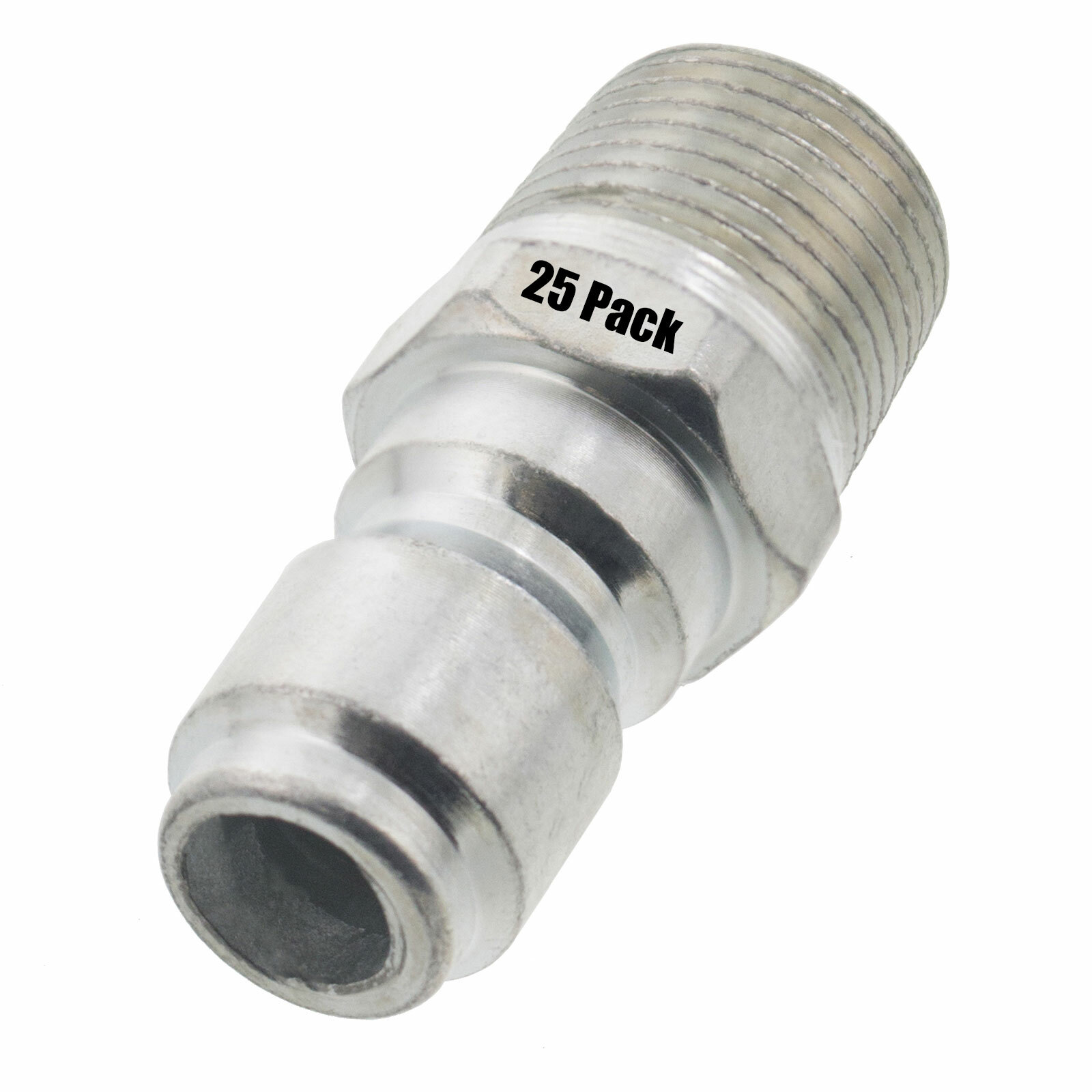 25 pack Pressure Washer 3/8″ Male NPT to Quick Connect Plug Zinc Coupler