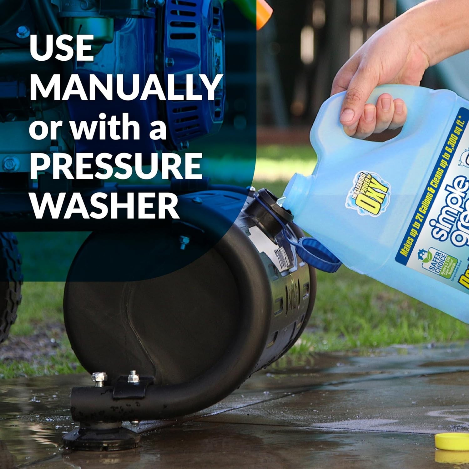 Oxy Solve Deck and Fence Pressure Washer Cleaner, Colorless to Pale Straw, Un…