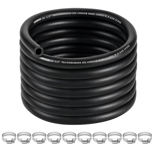 1/2″ Transmission Cooler Hose 20FT, SAE J1532 250 PSI Power Steering 1/2 20FT