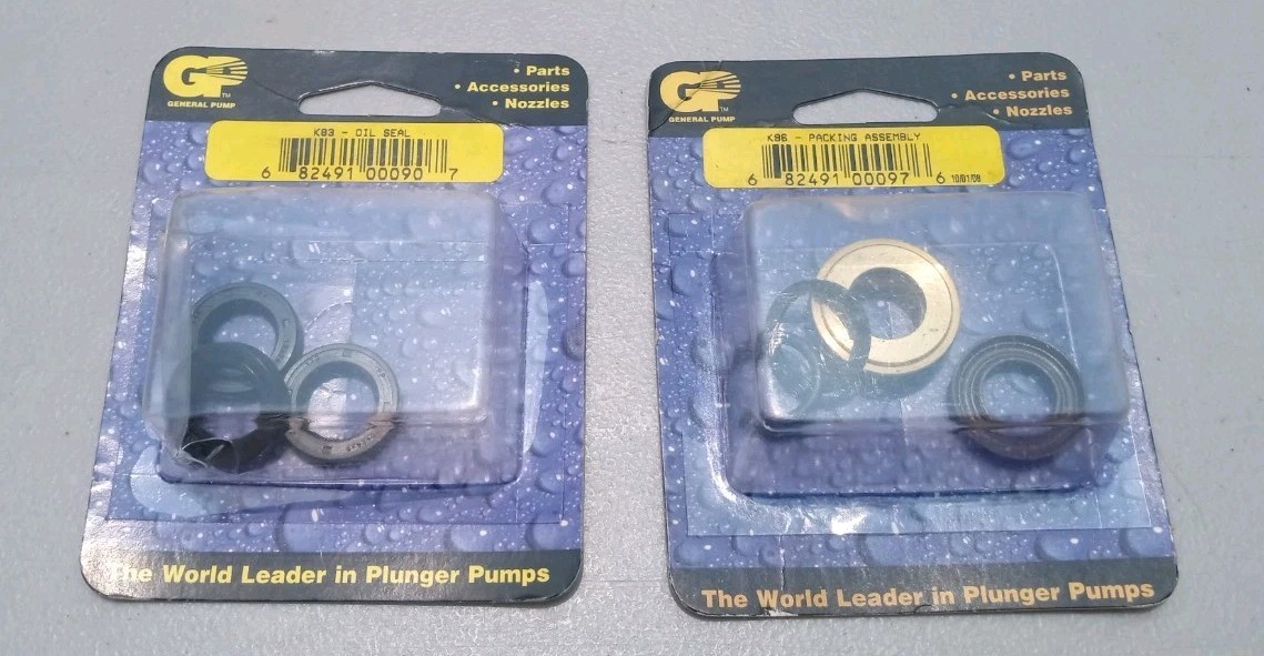 General Pump Kit OIL SEALS K83 & K96 Packing Assembly GP NEW OEM