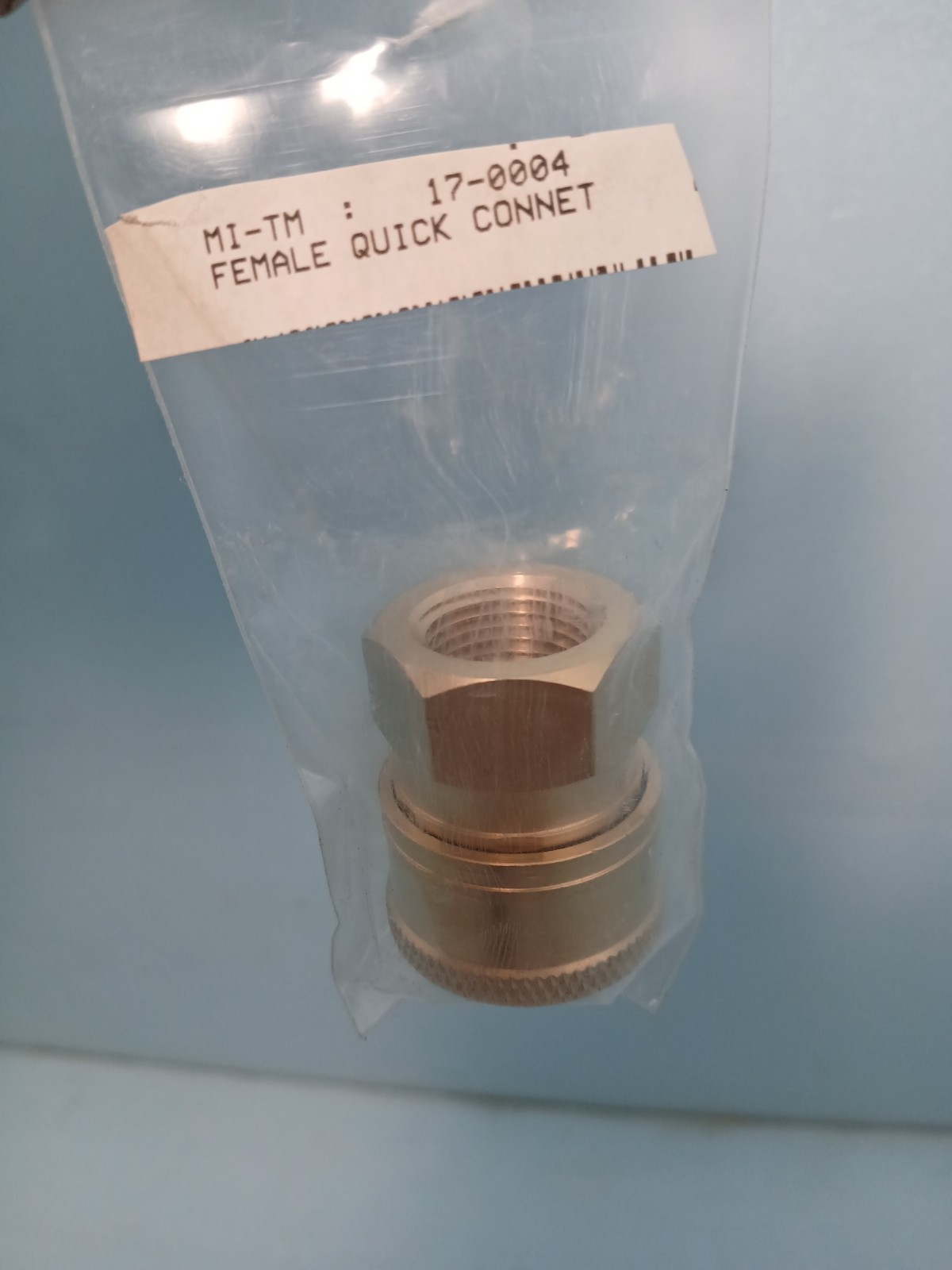 Genuine Mi-T-M 17-0004 3/8″ Female Quick Connect Socket STAINLESS STEEL New