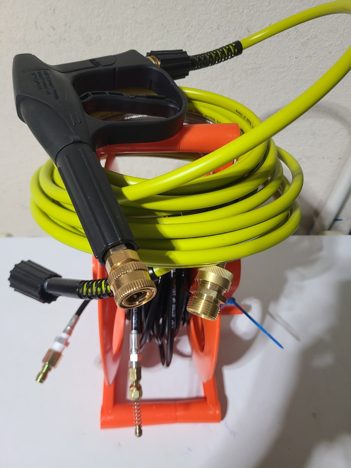 Already Assembled – Sewer Jetter Kit for Pressure Washer 50ft 1/8In. Easy in/out