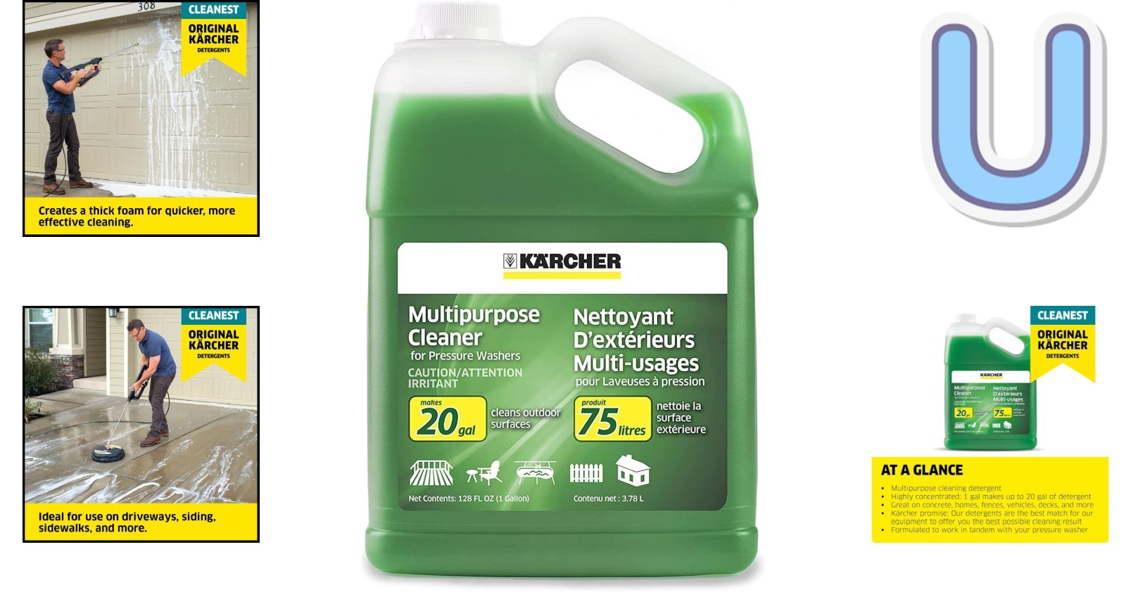 Kärcher Multi-Purpose Pressure Washer Detergent – Eco-Friendly & Powerful