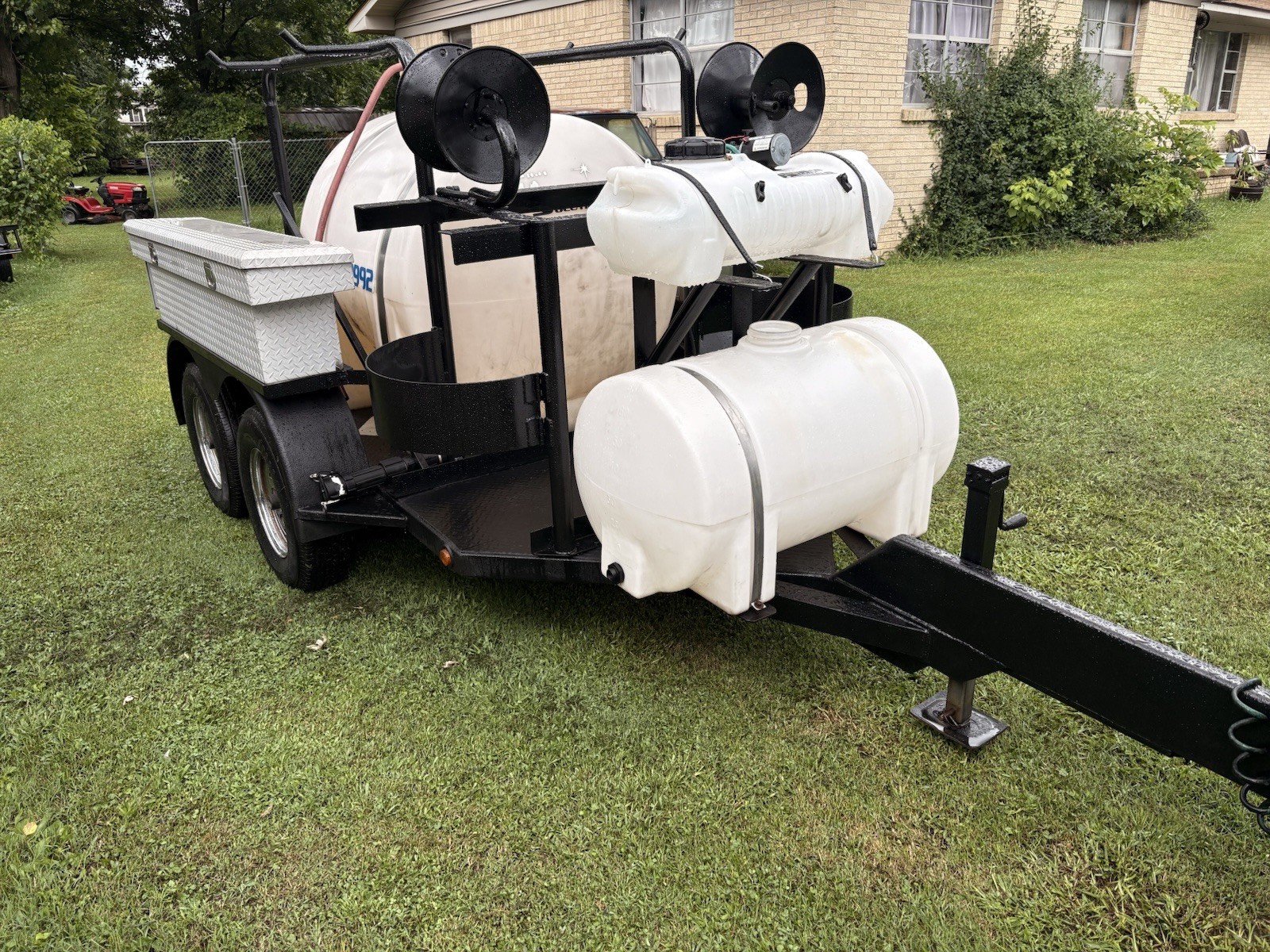Mi-T-M ChoreMaster Gas Cold Water Pressure Washer Trailer w/ Hose Reel & Cleaner