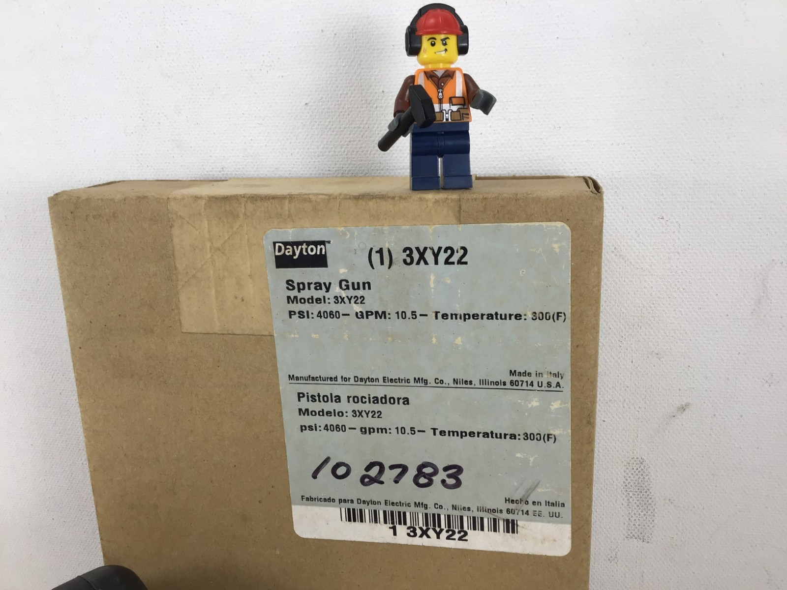 3XY22 – DAYTON – 4060 PSI – 300*F -PRESSURE WASHER SPRAY GUN – *NEW OLD STOCK!*