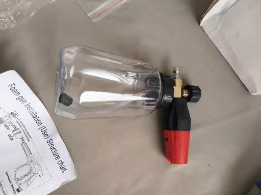 Snow Foam Lance Cannon Soap Bottle Sprayer For Pressure Washer Gun Jet Car Wash