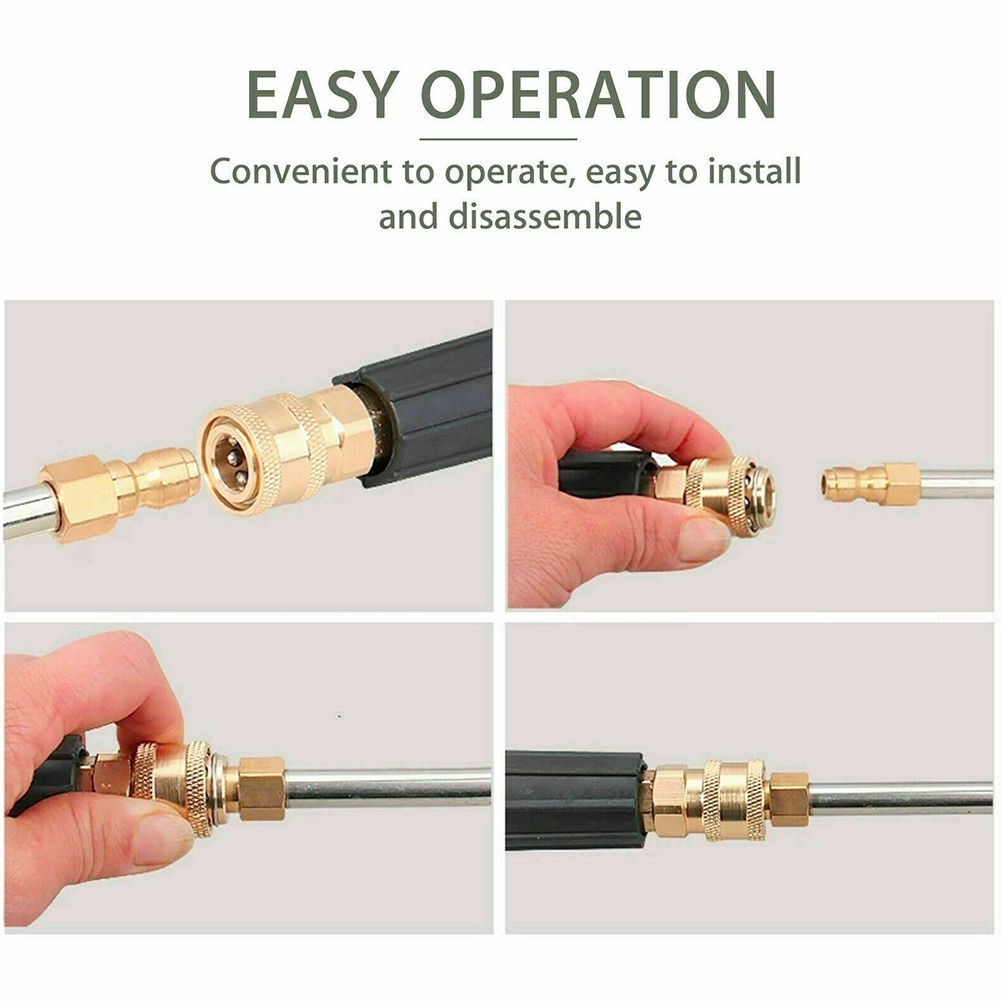 Pressure Washers Extension Wands 1/4″ 4000PSI 90 / 120 Degrees Quick Connect
