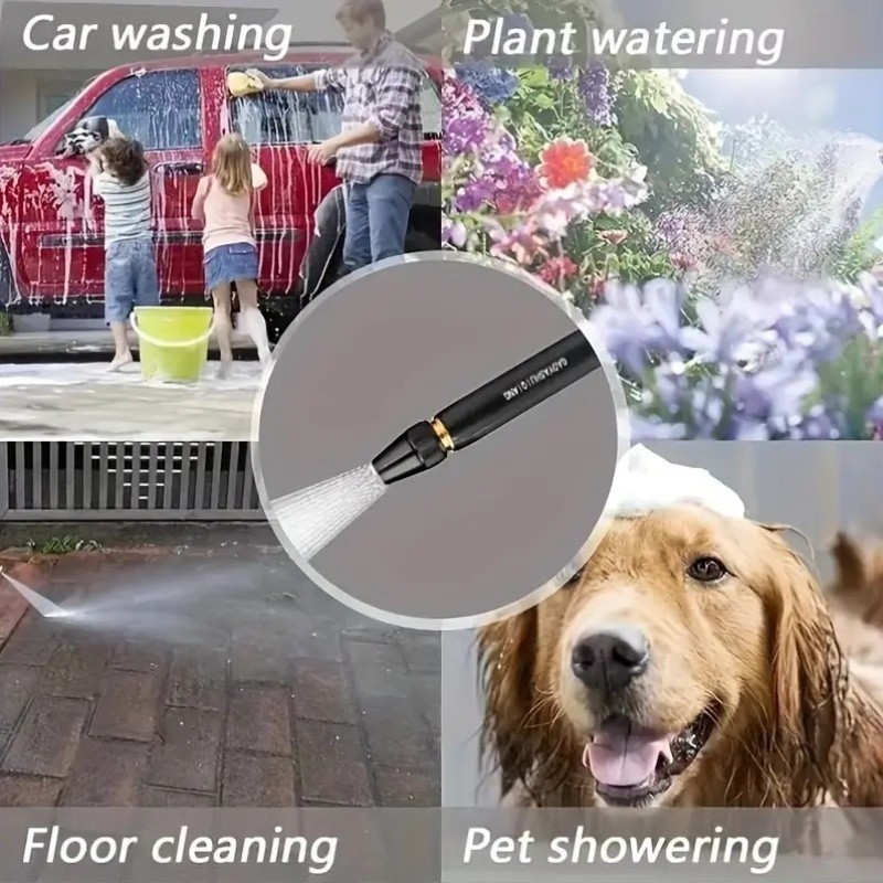 Larnto High Pressure Hose Nozzle Water Gun for Car Wash Garden Pressure Booster