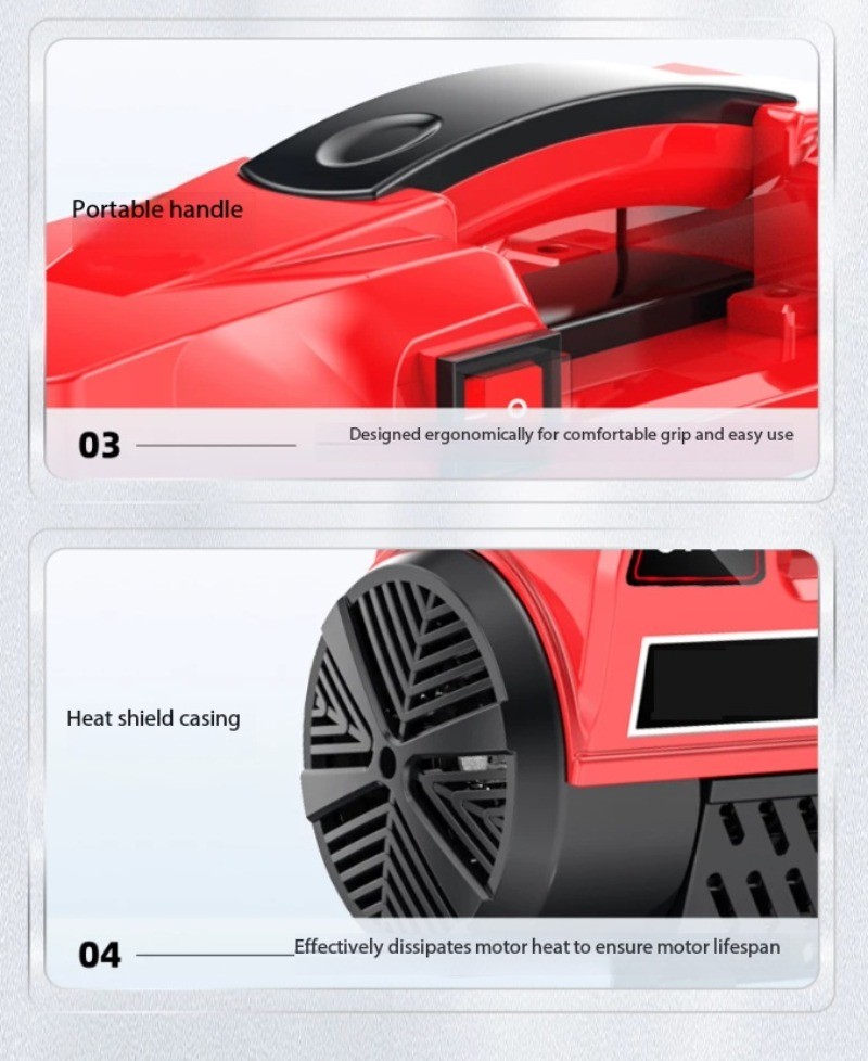 High-Powered Household High-Pressure Car Wash Machine with Brush and Pump