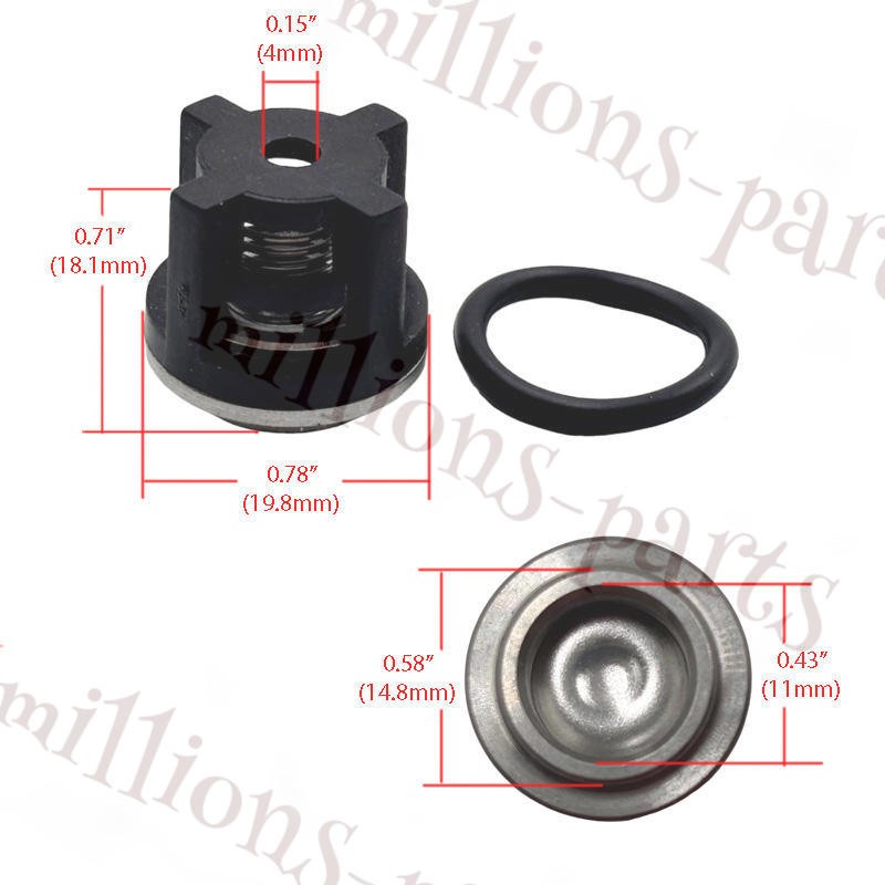 AR1828 Check Valve + AR1857 Packing Kit For Annovi Reverberi 18mm XR RK RKV RKA