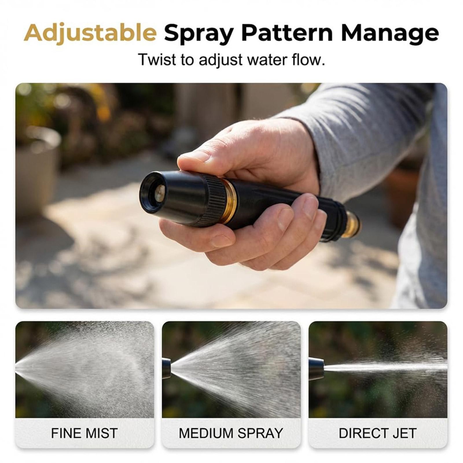 High Pressure Car Wash Water Gun Spray Nozzle Portable Washer for Auto