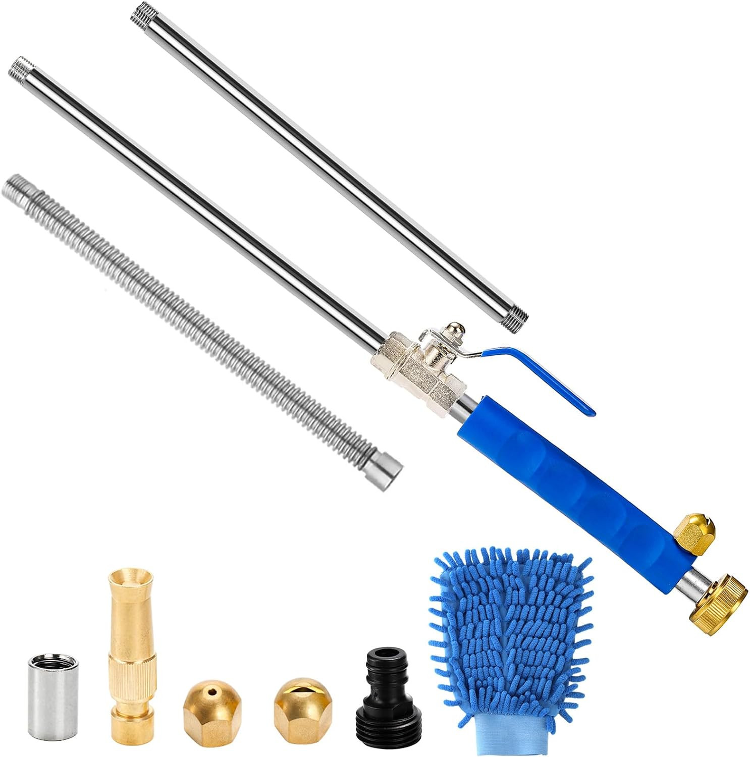 Hydro Jet High Presure Power Washer Wand Jet Nozzle Washer for Garden Hose Water