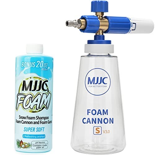High-Performance Foam Cannon V3.0 – Thicker Snow Foam, 1/4″ Quick Connector & 20