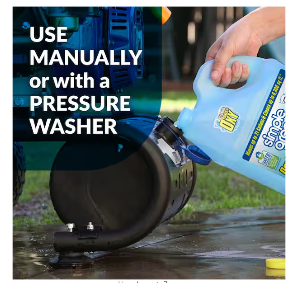 1 Gal. Oxy Solve Deck and Fence Pressure Washer Concentrate Outdoor Cleaner
